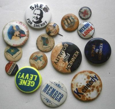 Assorted Vintage Pinback Buttons