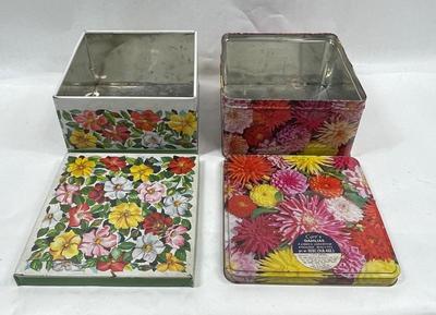 Vintage Tin Boxes Made in England