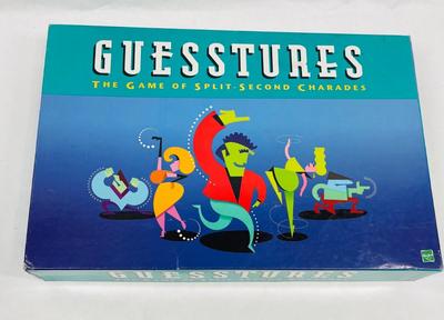 Guesstures game the game of split second Charades