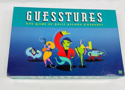 Guesstures game the game of split second Charades