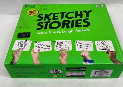 Sketchy Stories, A Party Game about Terrible Drawings and Ridiculous Guesses, for Teens and Adults