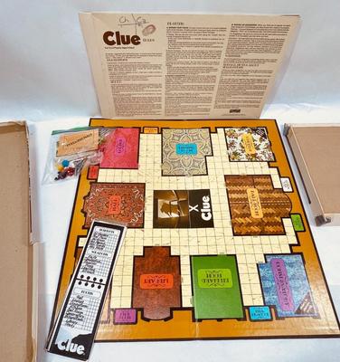 Vintage Clue Board Game