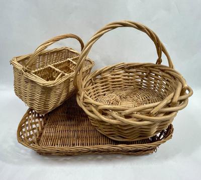 3 Wicker Baskets