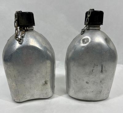 Vintage Aluminum Canteen Flask