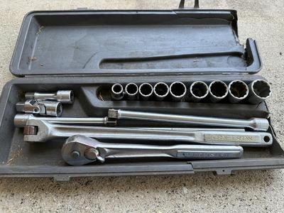 Craftsman 1/2” Drive Ratchet & Socket Set