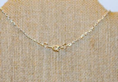 "Mom Love You" Heart .925 Silver PENDANT (1" x ¾') on a Silver Tone Necklace Chain 18" L