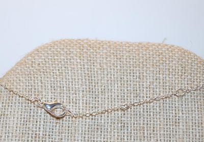 Oval Tiger Eye PENDANT (1½" x ¾") with a Chain Link Surround on an Adjustable Necklace Chain 14"-18" L