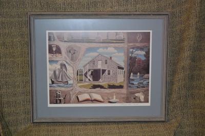 Lin W. Longnecker Framed Print, Signed 90/1000 27”x22”