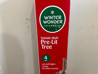 4 FOOT PRE-LIT ARTIFICIAL TREE