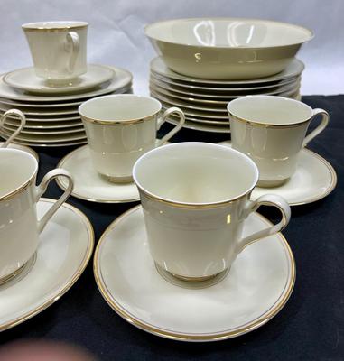 Mikasa Cream with gold trim China Set