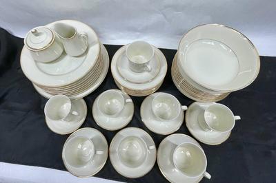 Mikasa Cream with gold trim China Set