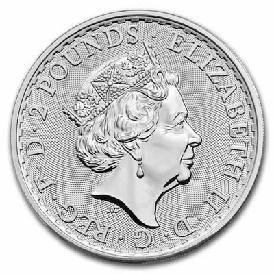 2023 1 oz Silver Britannia BU (Queen Elizabeth II) - Qty 5