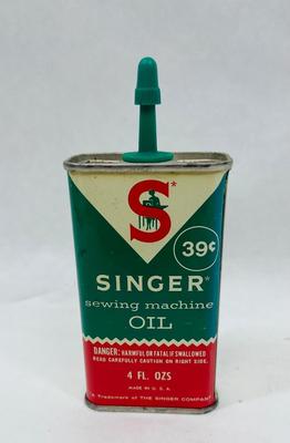 Vintage Singer Sewing Machine Oil Can