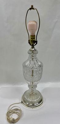 Crystal Glass Table Lamp with Shade
