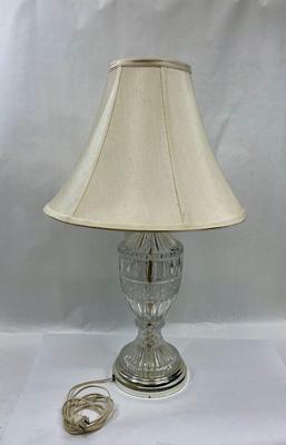 Crystal Glass Table Lamp with Shade