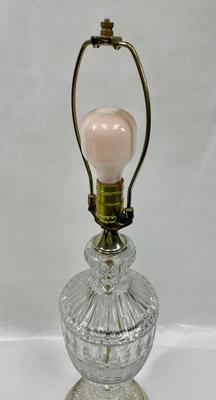 Crystal Glass Table Lamp with Shade