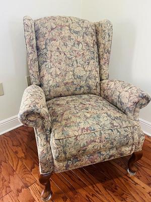 LAZYBOY Recliner Floral Wingback Chair
