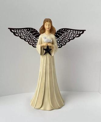 Partylite Angel w/Dove & Star 14 1/2" NIB