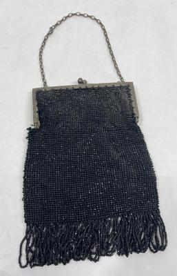 Roaring 20’s Flapper Purse ~ Beaded Carnival Glass Style ~ 1920’s
