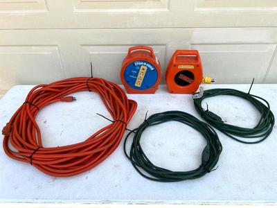 5 Extension Cords Lot
