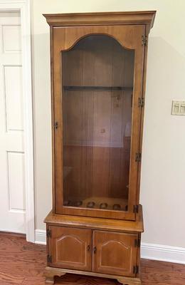 Solid Wood Lockable Gun Cabinet