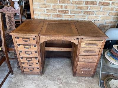 Antique Oak Desk