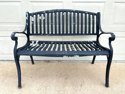 Outdoor Metal Bench*Read Details*