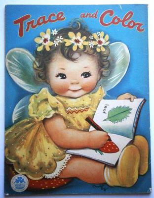 "Trace and Color" Coloring Book