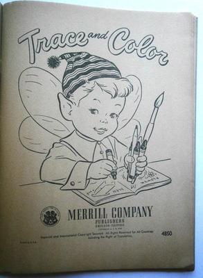 "Trace and Color" Coloring Book