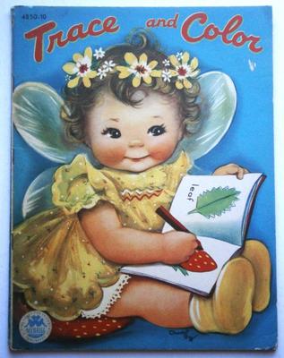 "Trace and Color" Coloring Book