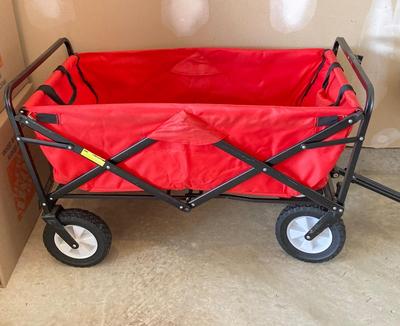 LOT 89: Folding Portable Wagon and Trolley Dolly Cart