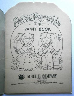 "Peter Pumpkin" Coloring Book