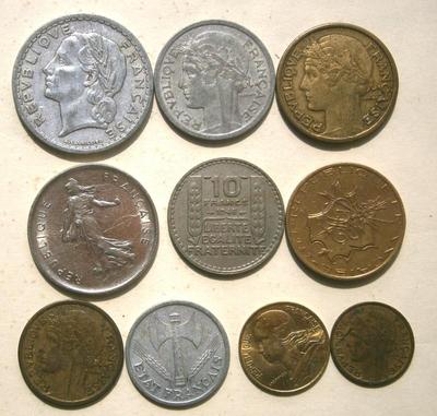 10 Old Foreign Coins