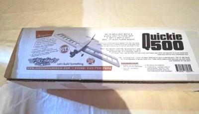 QUICKIE 500 4 CHANNEL, RUGGED, EASY TO FLY, MODEL PLANE