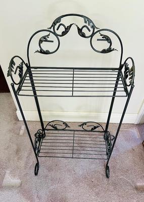 Metal Two Tier Stand