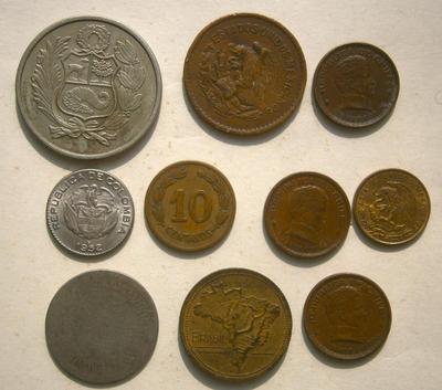 10 Old Foreign Coins