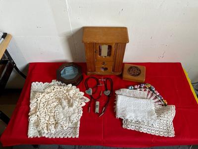 HANDMADE DOILIES, JEWELRY BOXES, BOLO TIES AND LIGHTER COVER