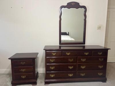 Solid Wood Dresser & Nightstand
