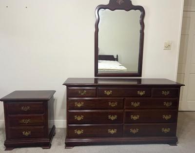 Solid Wood Dresser & Nightstand