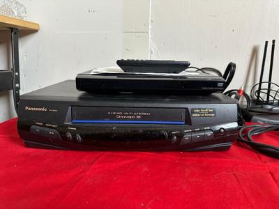 KODAK PIXPRO DIGITAL CAMERA, VHS AND DVD PLAYERS, TV ANTENNA AND MORE