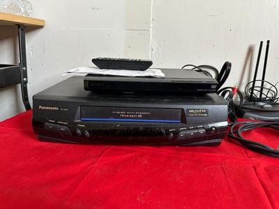 KODAK PIXPRO DIGITAL CAMERA, VHS AND DVD PLAYERS, TV ANTENNA AND MORE