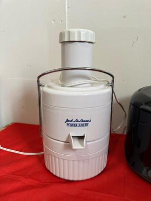 JACK LALANNE'S POWER JUICER AND T-FAL DEEP FRYER