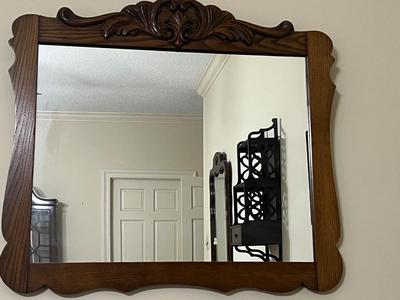 Traditional Wood Wall Mirror
