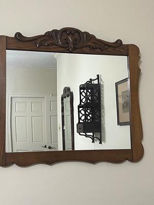 Traditional Wood Wall Mirror