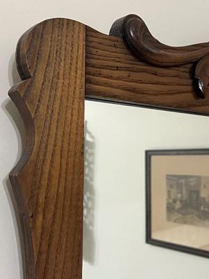 Traditional Wood Wall Mirror