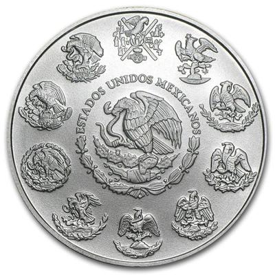 2011 Mexico 1 oz Silver Libertad BU - Qty 5