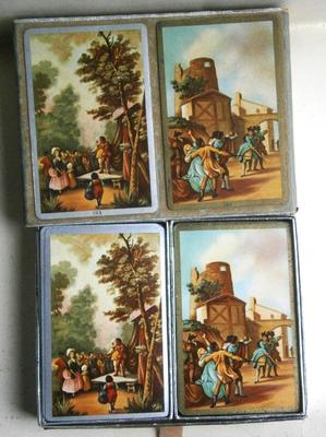 Double Set of Vintage Playing Cards
