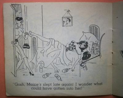 "How the Bull Lost His Tail" Vintage Risque Adult Humor