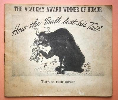 "How the Bull Lost His Tail" Vintage Risque Adult Humor