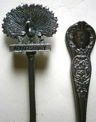 5 Vintage Souvenir Spoons